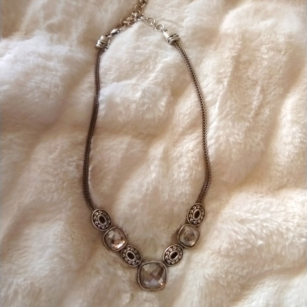 Brighton Swarovski Silver Necklace 💝